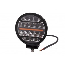 ΠΡΟΒΟΛΕΑΣ ΚΑΡΦΙ LED 12/24V  ΜΕ ΛΑΜΠΑ ΘΕΣΕΩΣ LED ΠΟΡΤΟΚΑΛΙ  ΔΙΑΜΕΤΡΟΣ 170mm 9000lumens 